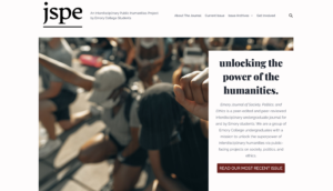 Website design for Journal of Society, Politics, and Ethics